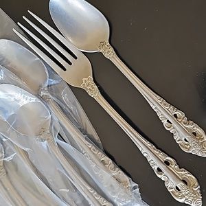 Walco - 12 Forks and 12 Spoons Baroque Pattern #6805